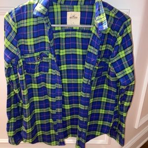 A bike and green flannel